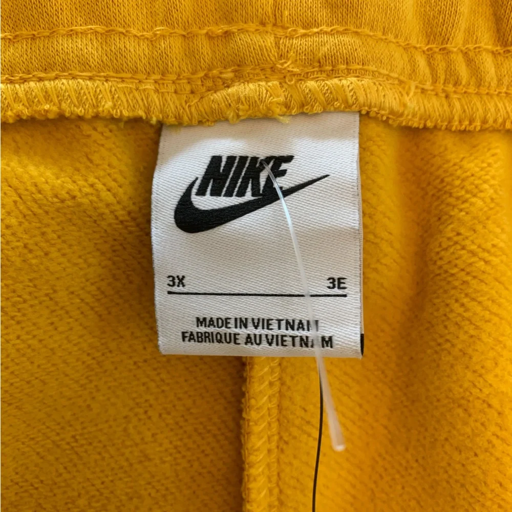 Nike Women’s Sportswear Knit Joggers Pants‎ Yellow Mid Rise 3XL DV5085-752
